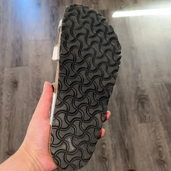 Birkenstock Light Gray Strappy Sandals - Picture 2 of 2